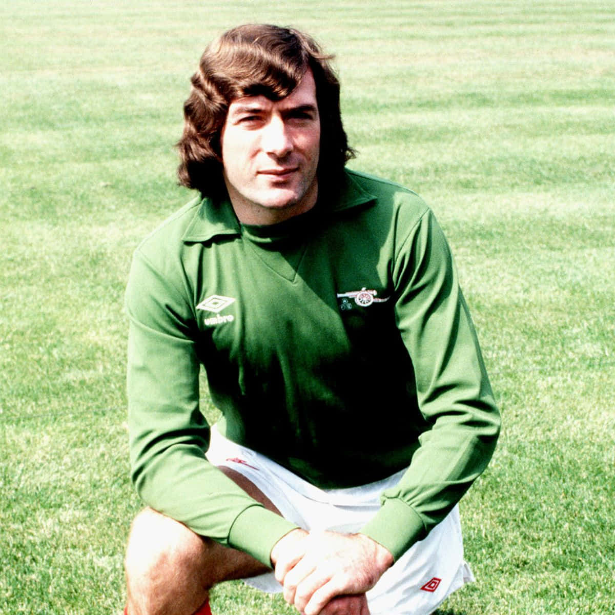 Young Northern Irish Football Player Pat Jennings Background