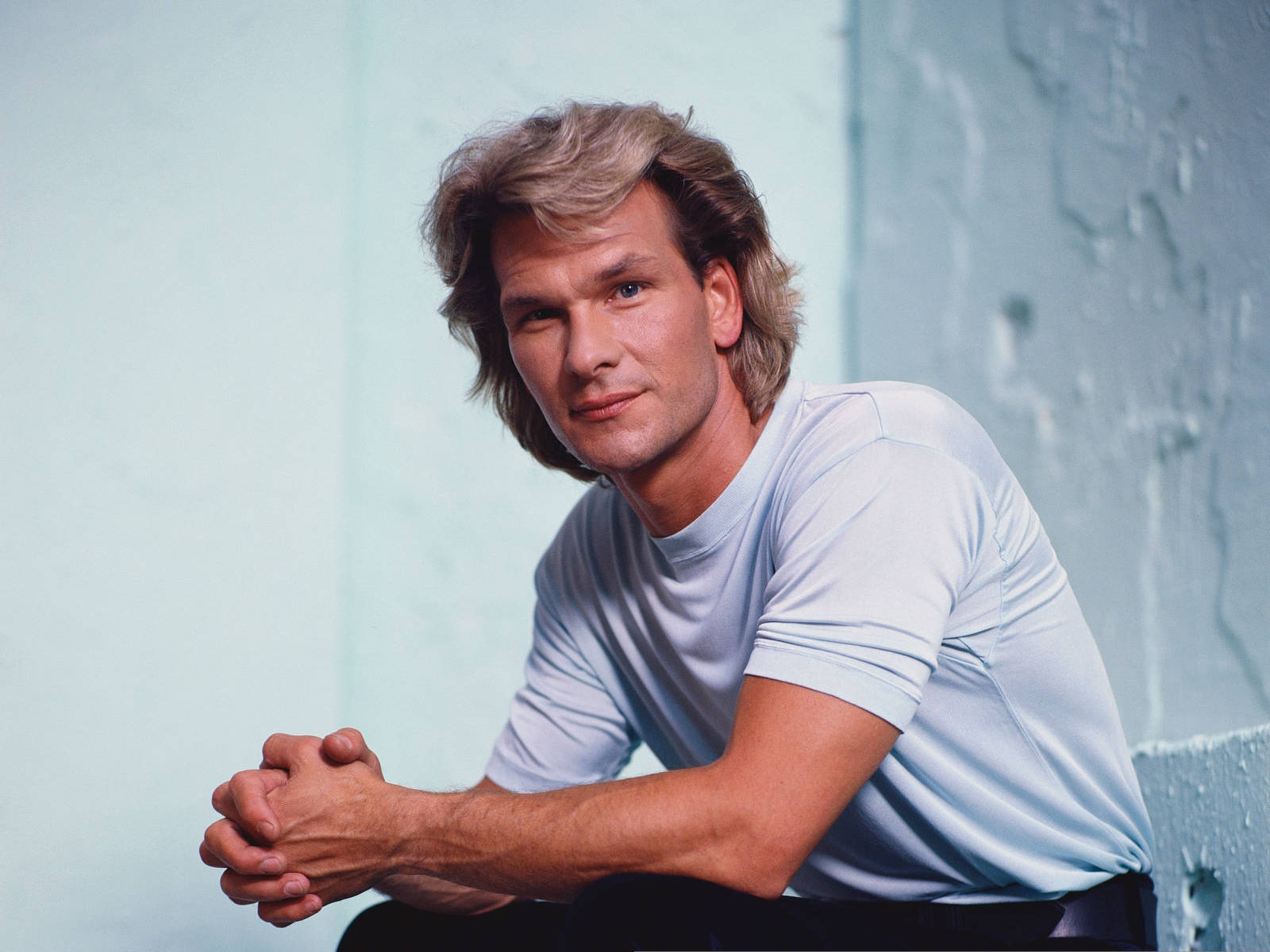 Young Patrick Swayze Blond Hair