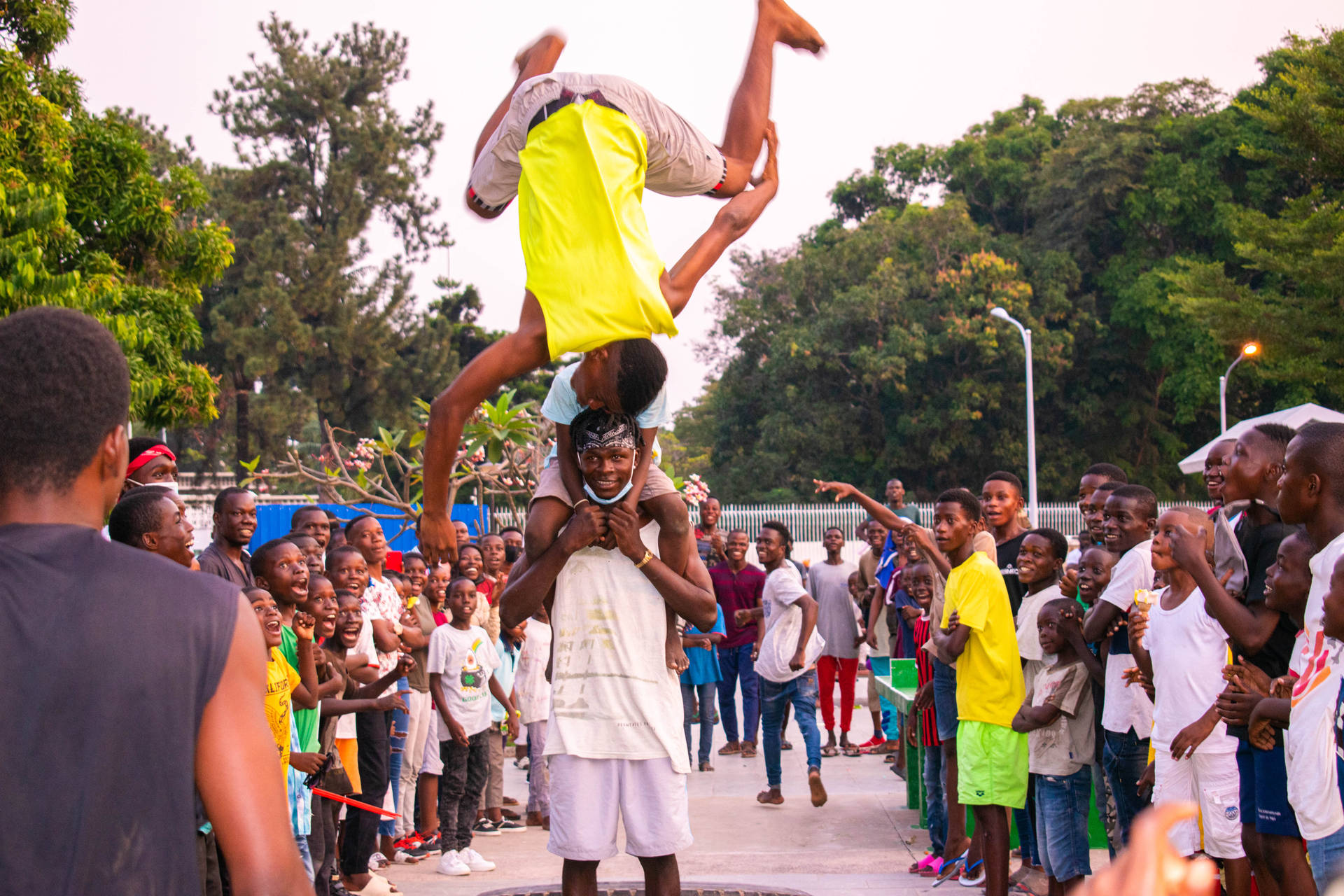 Young People In Congo Background