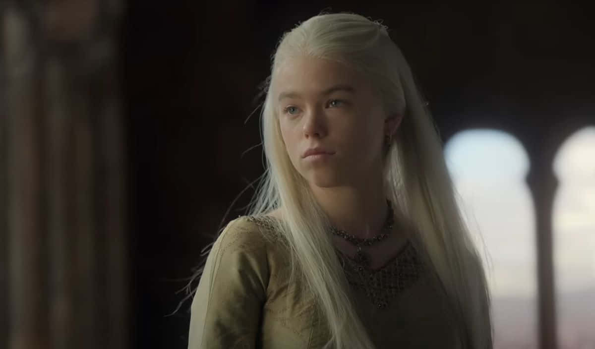 Young Rhaenyra Targaryen Sad Background