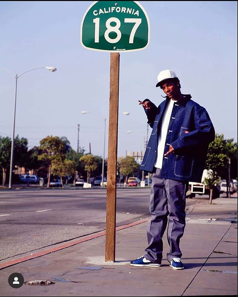 Young Snoop Dogg, C. 1993 Background