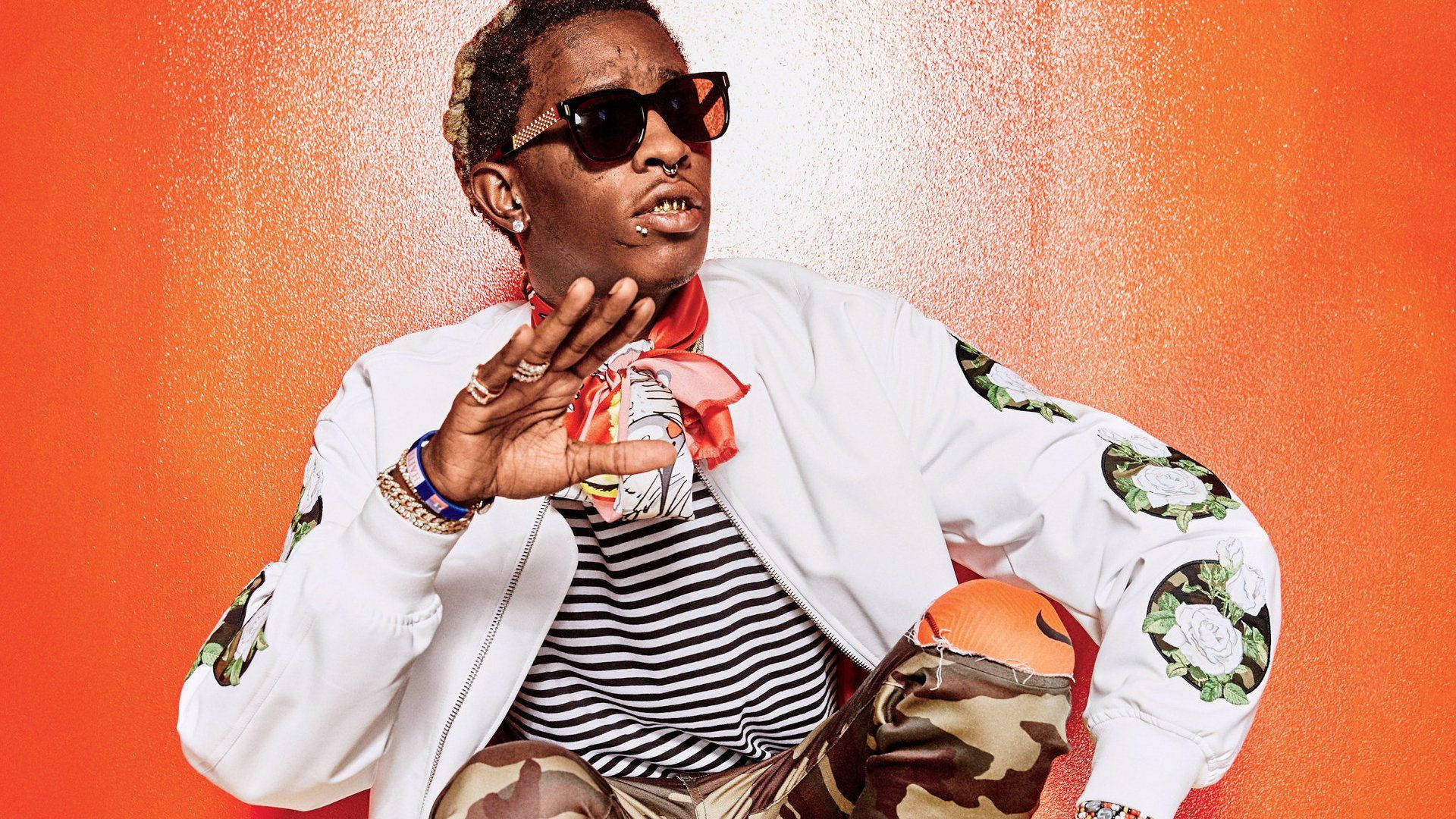 Young Thug Looking As Stylish As Ever Background