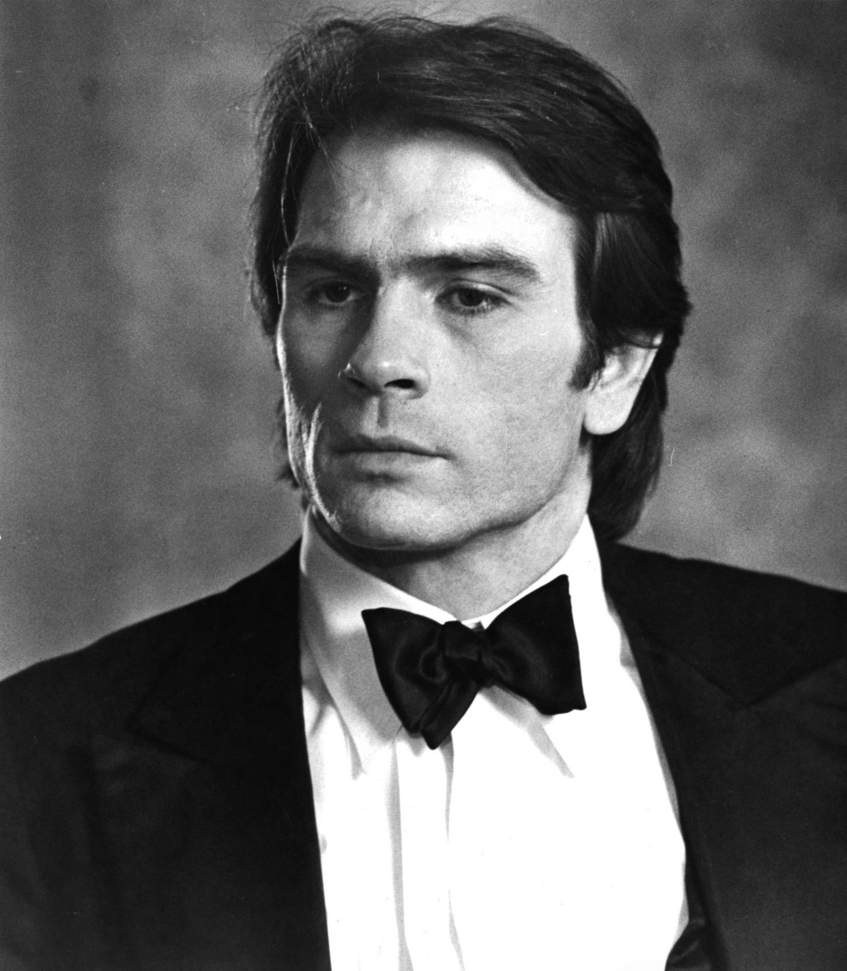 Young Tommy Lee Jones In Monochrome