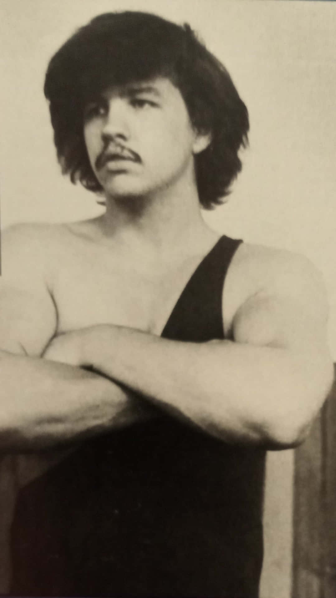 Young Wrestler Portrait Al Snow