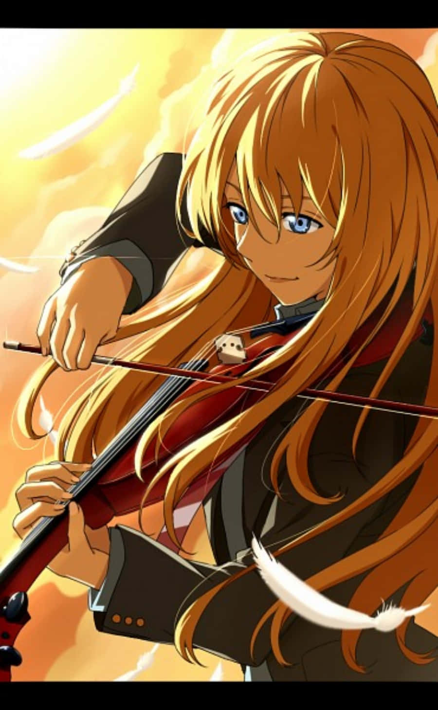 Your Lie In April Iphone Kaori Violin Anime Pictures Background