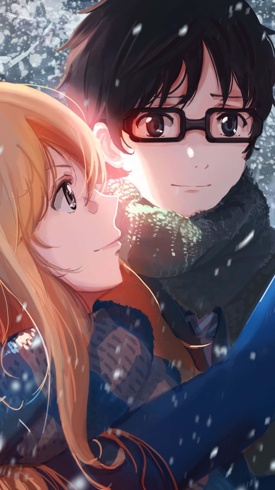 Your Lie In April Iphone Kōsei Kaori Close Up Pictures Background