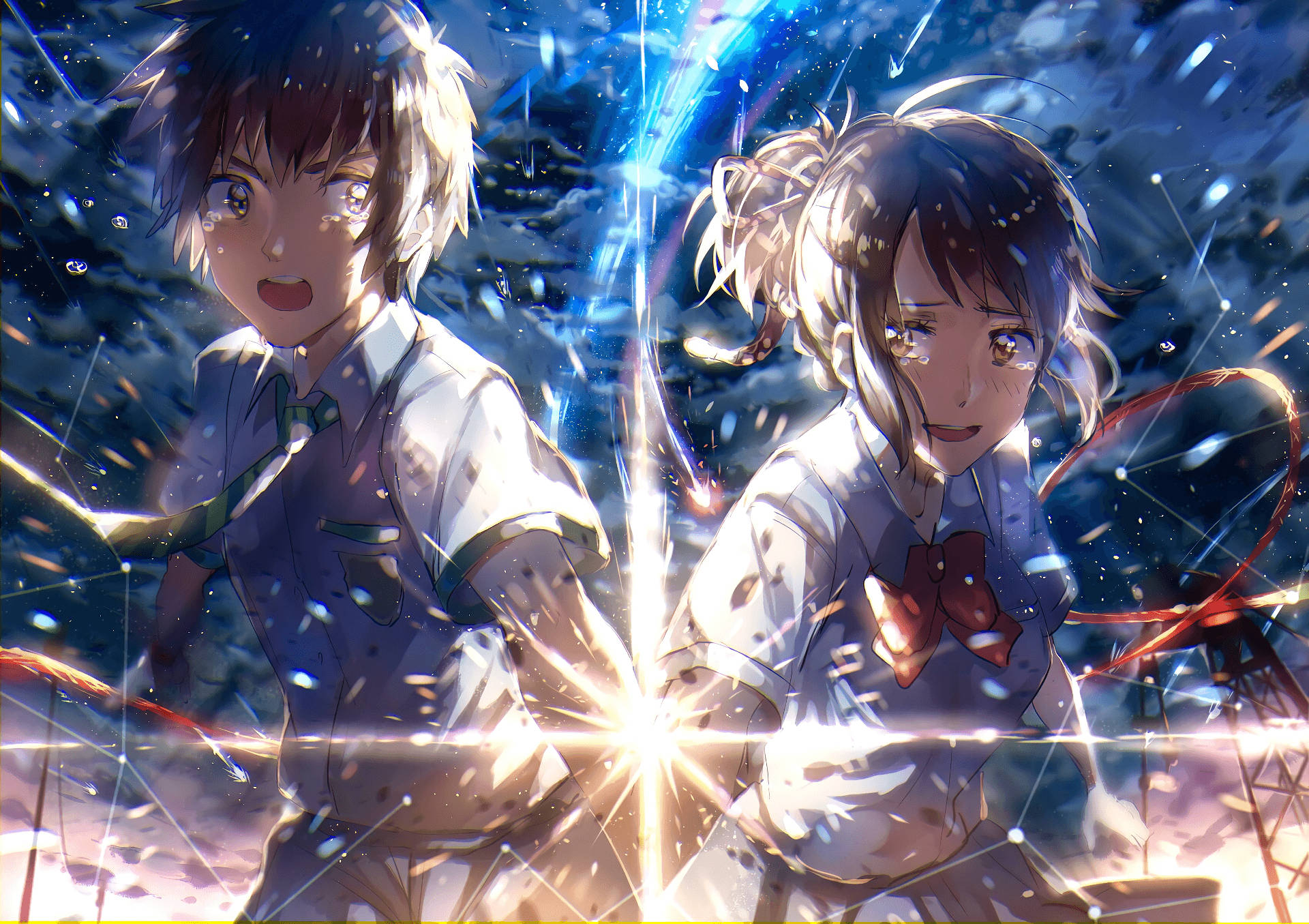 Your Name Anime Portrait Background