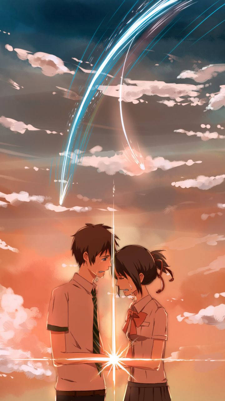 Your Name Iphone Mitsuha Taki Cute Moment