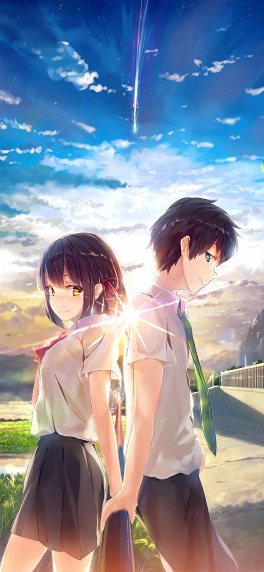 Your Name Iphone Mitsuha Taki Fence