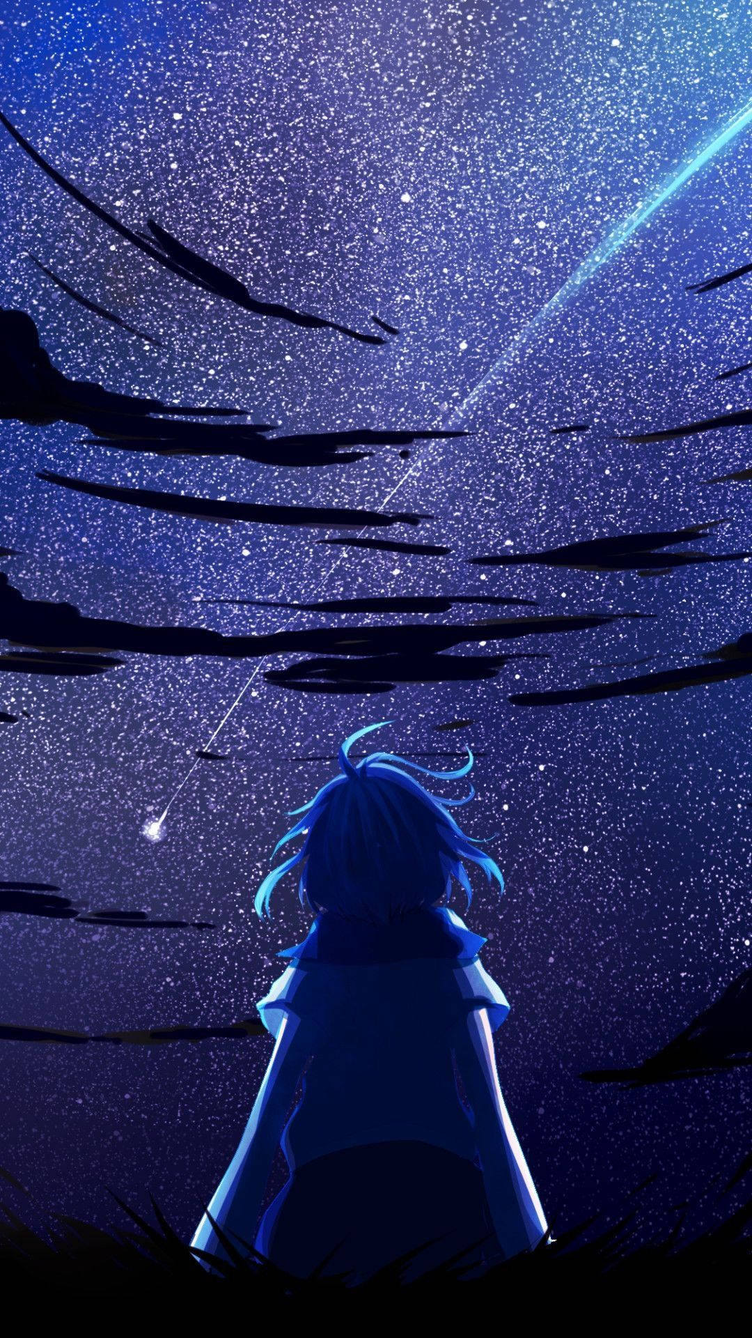 Your Name Iphone Schoolgirl Meteor Background