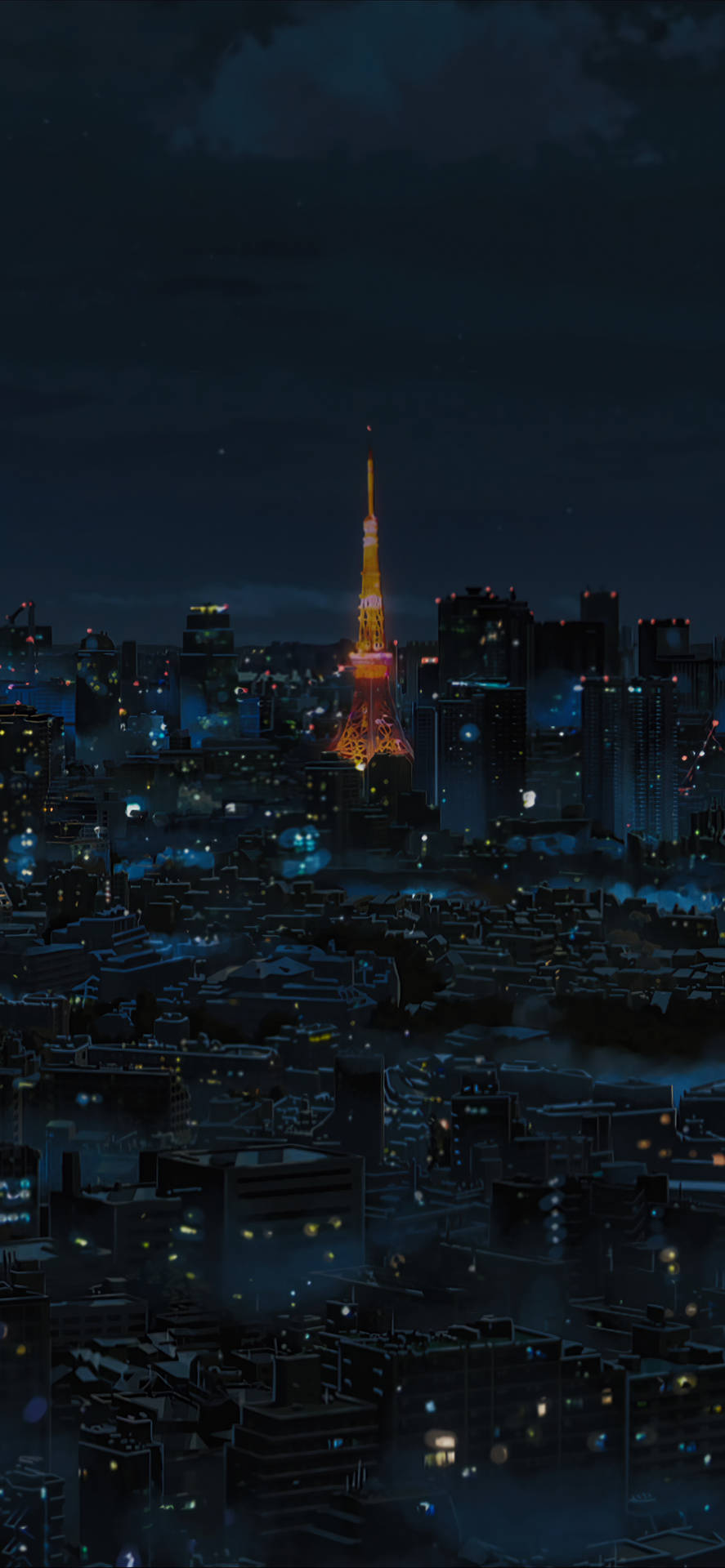 Your Name Iphone Tokyo Tower Background