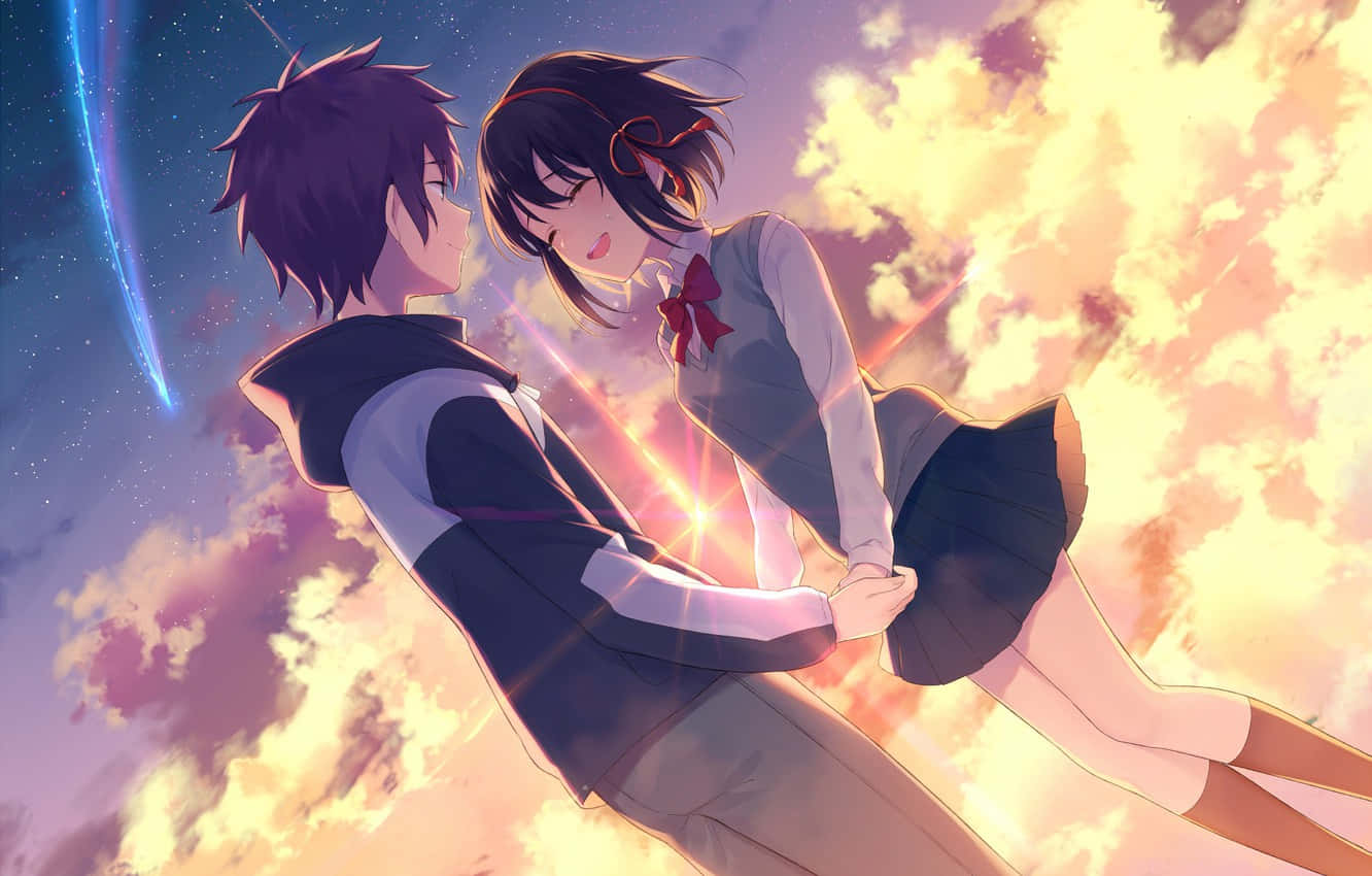 Your Name Mistuha And Taki Romance Anime