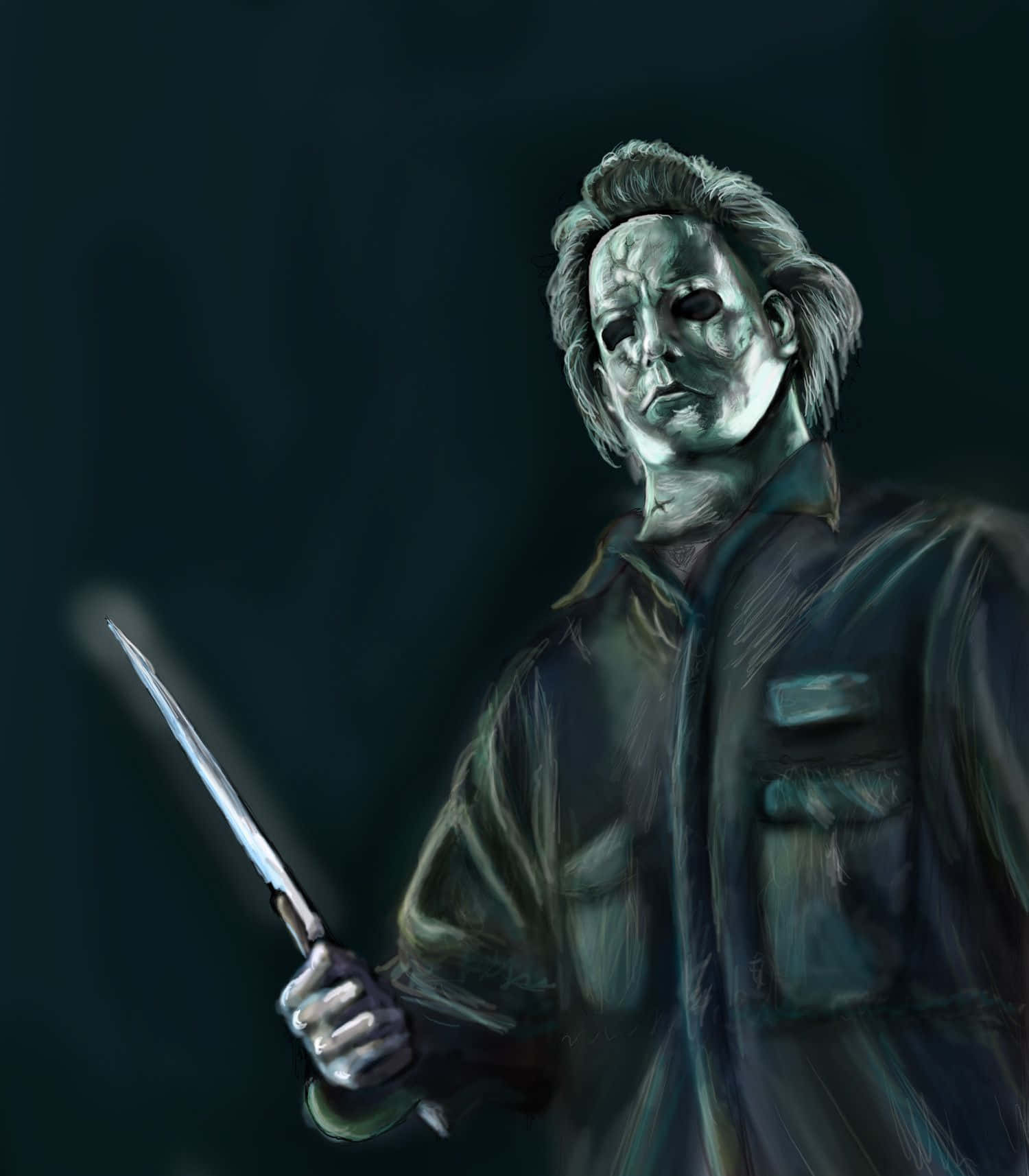 Your Phone, Now Booged Up By Michael Myers Background