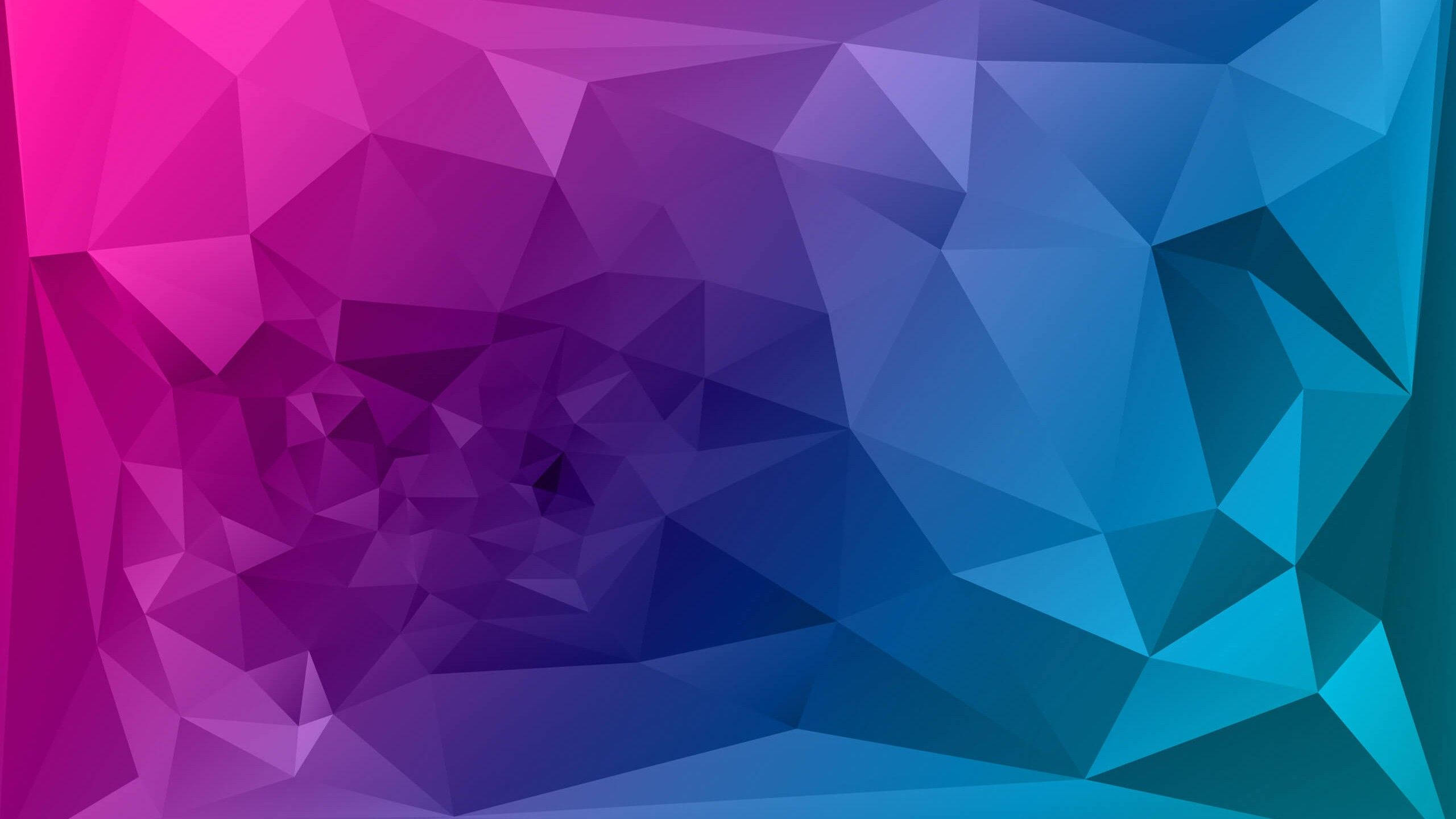 Youtube Cover Pink And Blue Crystal Background