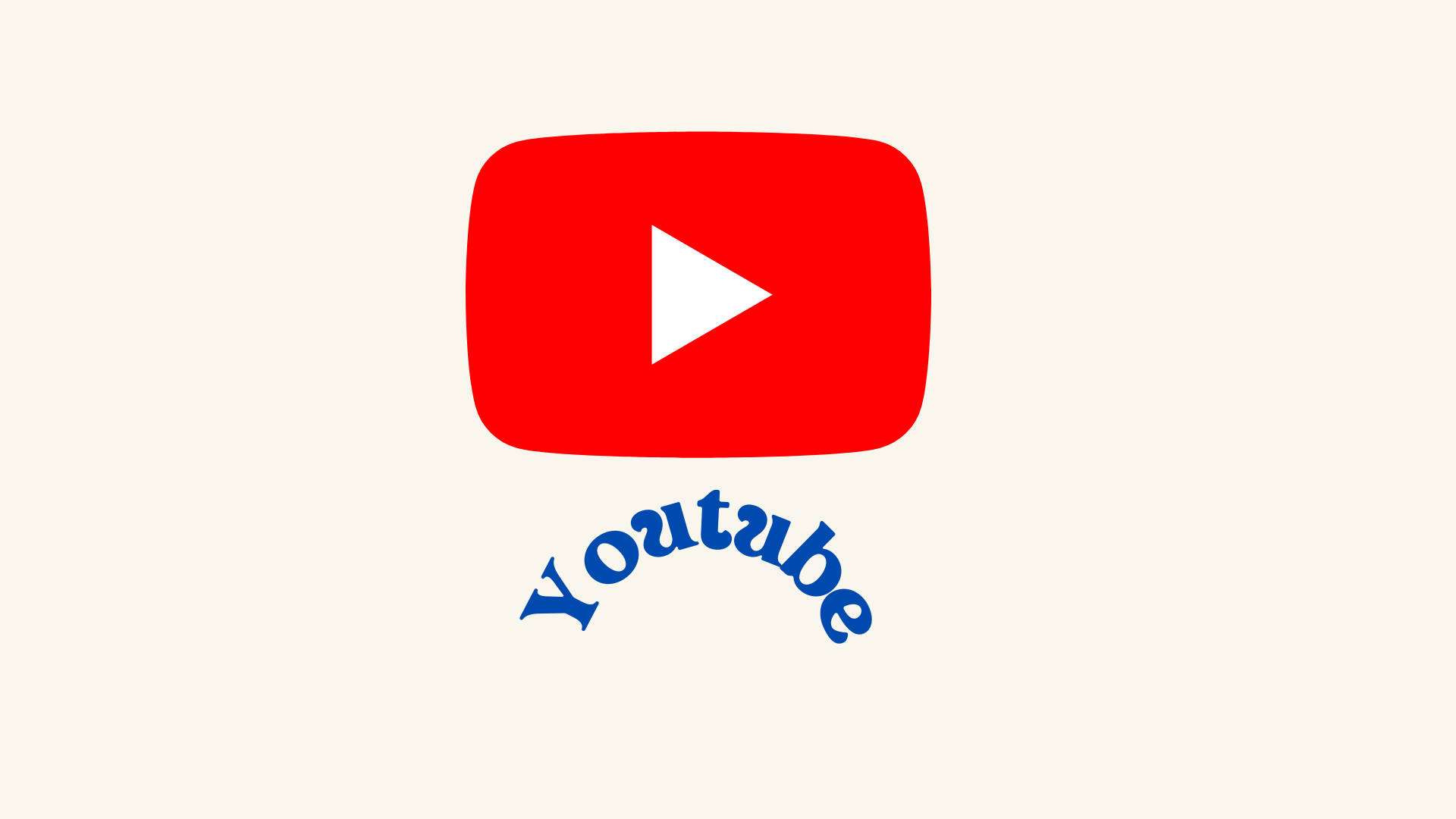 Youtube Logo In Retro-style