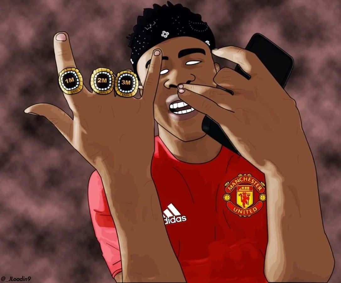 Youtube Star Prettyboyfredo Digital Art Background