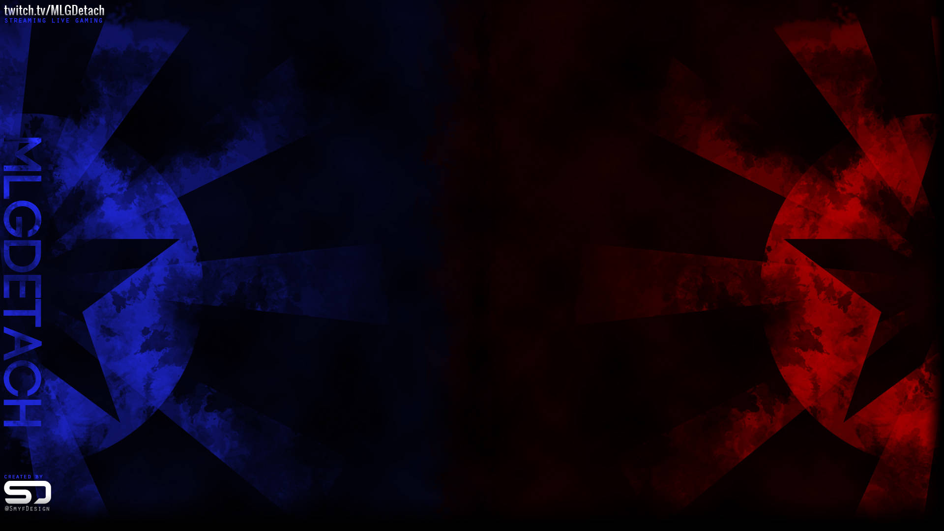 Youtube Thumbnail Dark Red And Blue