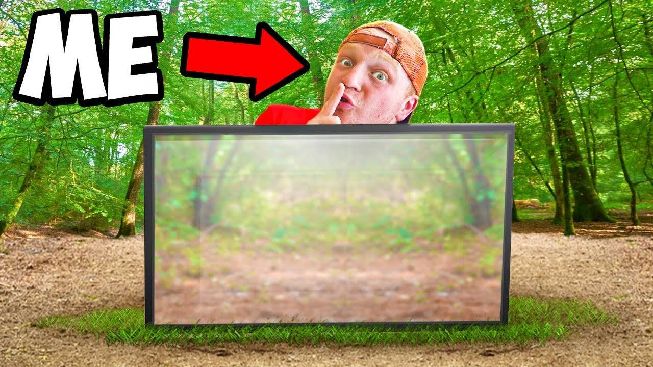Youtuber Unspeakable In The Forest Background