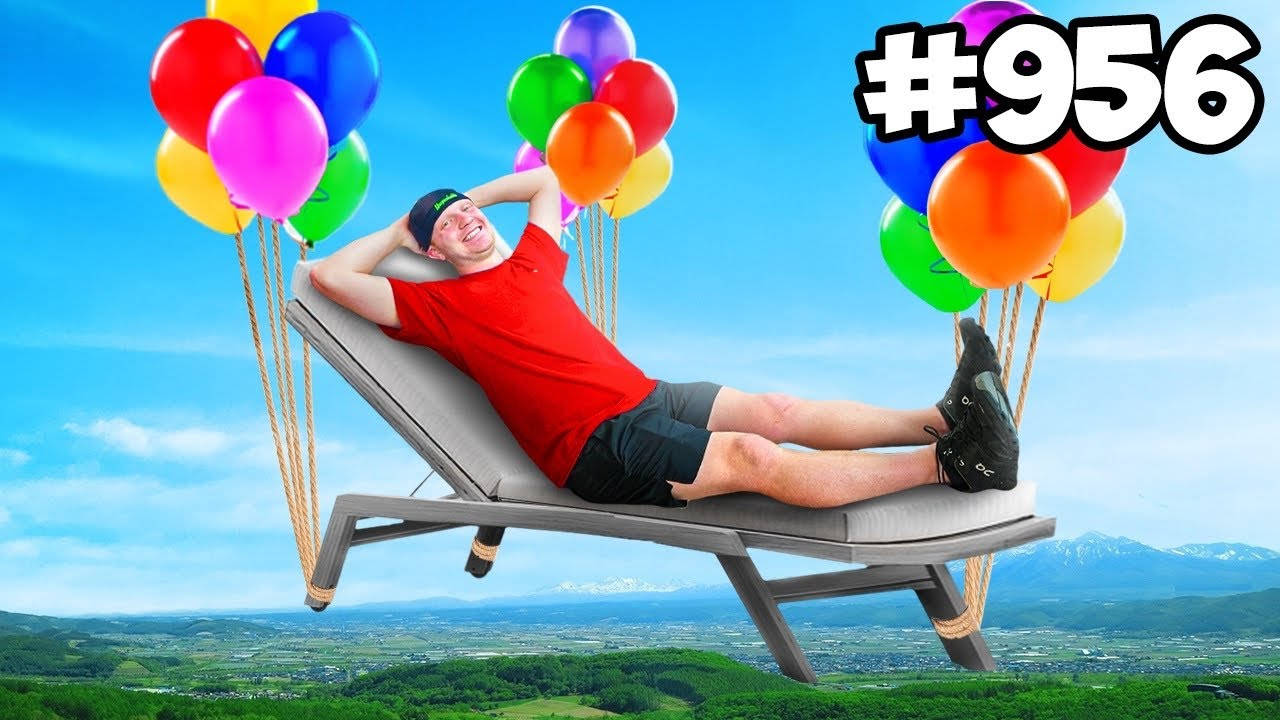 Youtuber Unspeakable On A Floating Chair Background