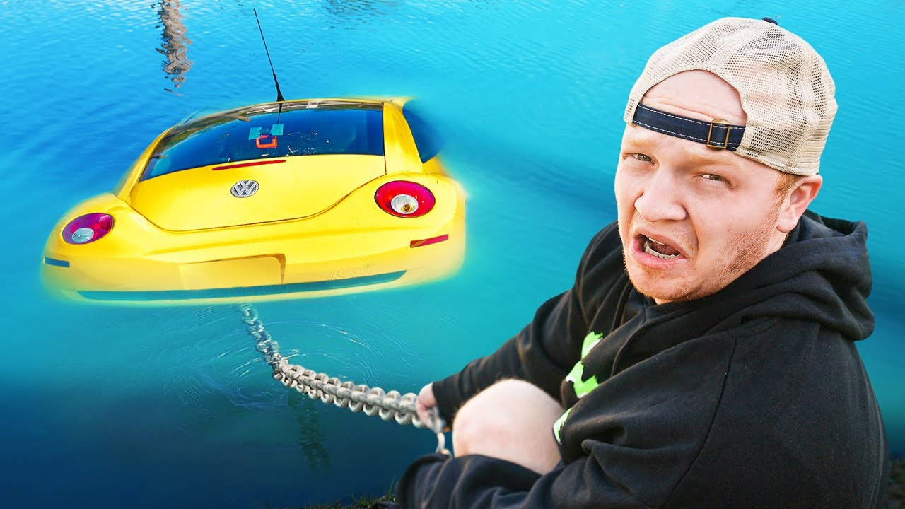 Youtuber Unspeakable Pulling Car From Water