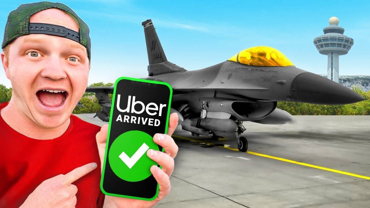 Youtuber Unspeakable With Jet Plane
