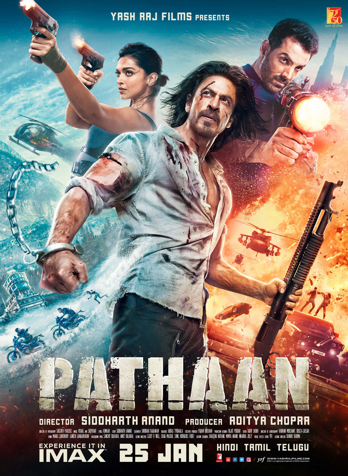 Yrf Pathaan Poster Background