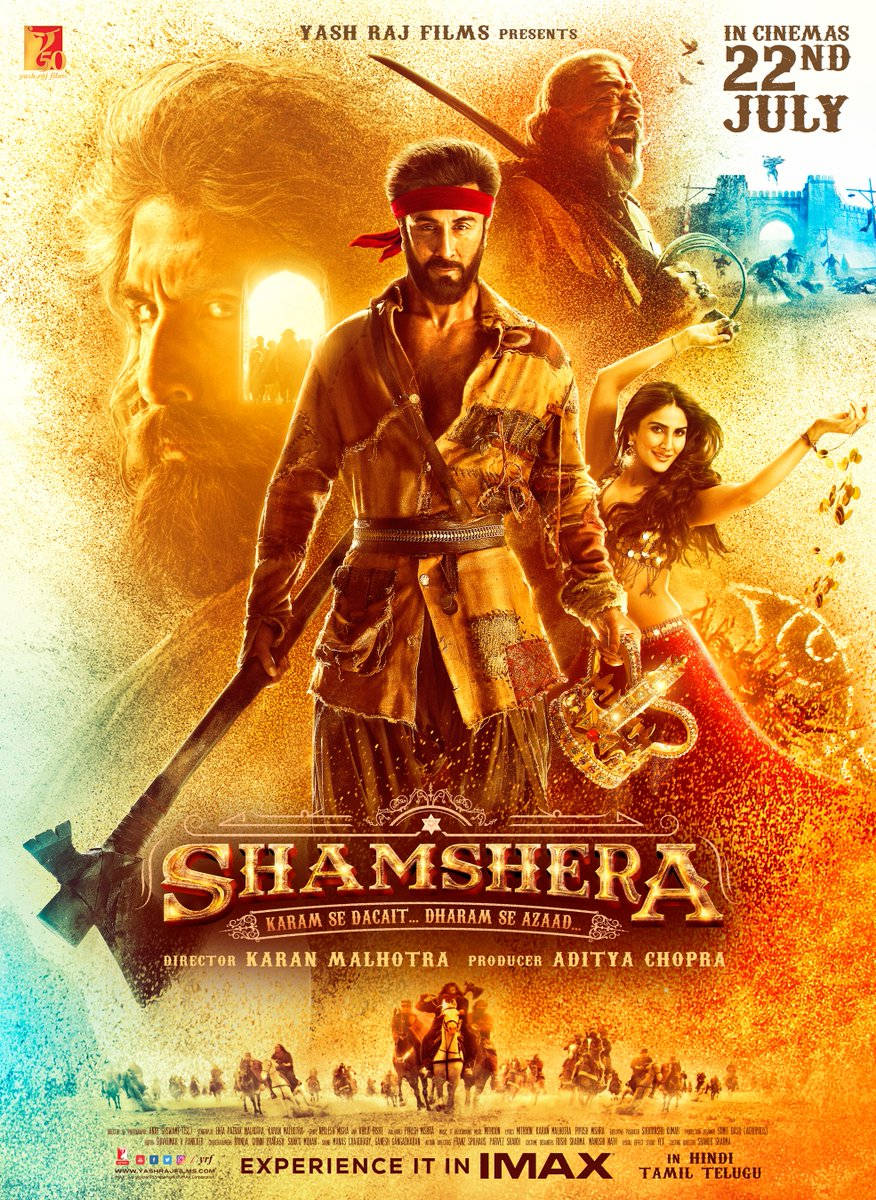 Yrf Shamshera Poster