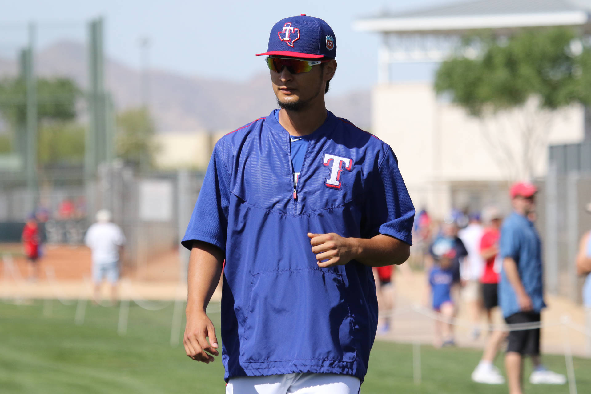 Yu Darvish Casual Walk Background