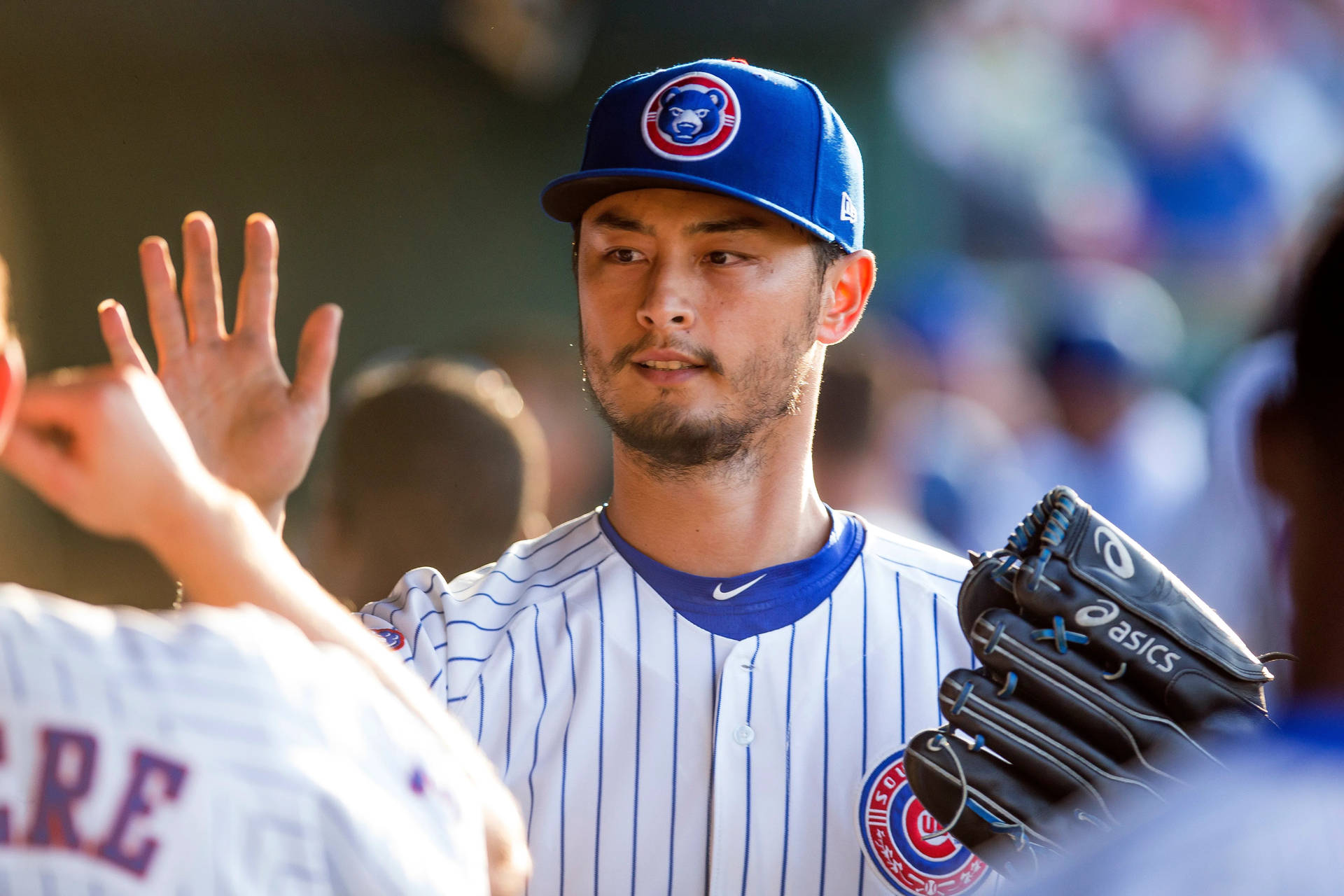 Yu Darvish High-five Background