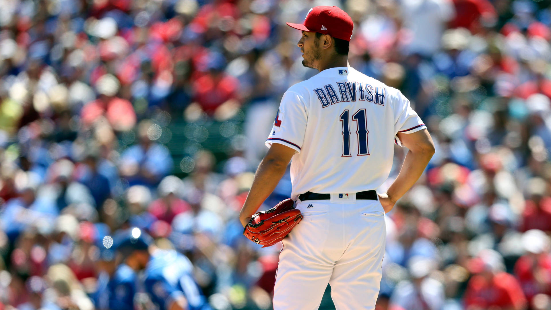 Yu Darvish Shadowed Number Background