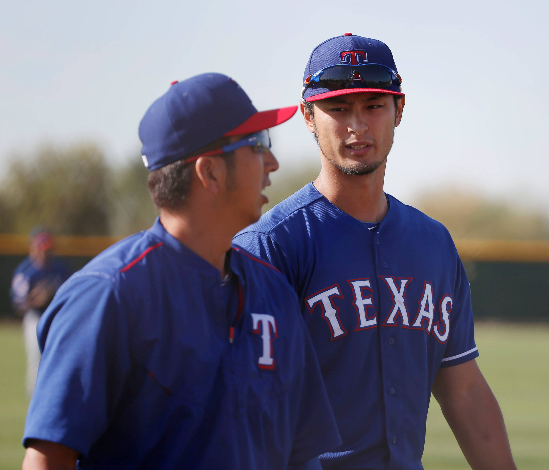 Yu Darvish Walking Conversation Background