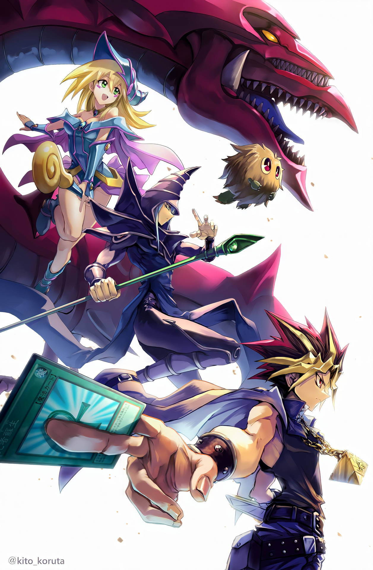 Yu Gi Oh Anime Poster Background