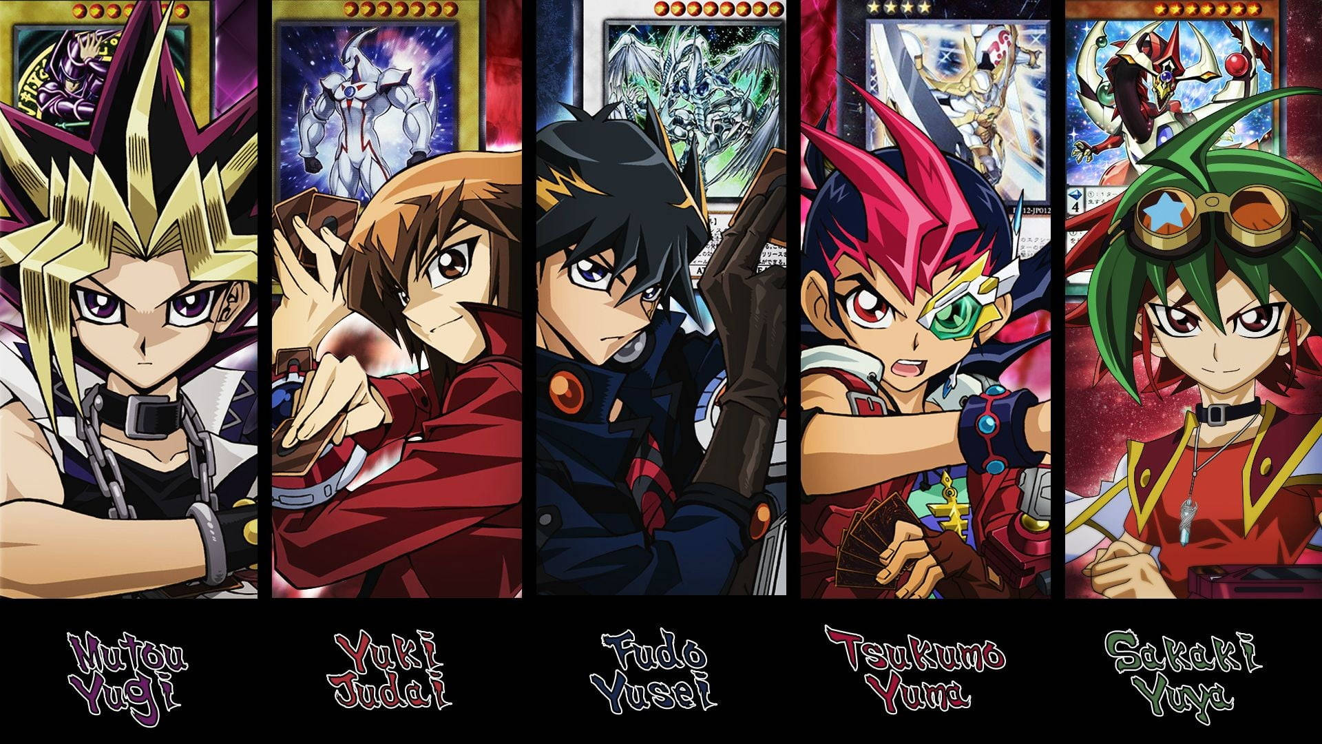 Yu Gi Oh Character Poster Background