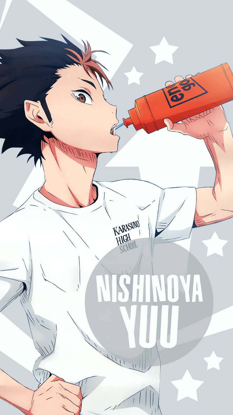 Yu Nishinoya Drinking Water Background