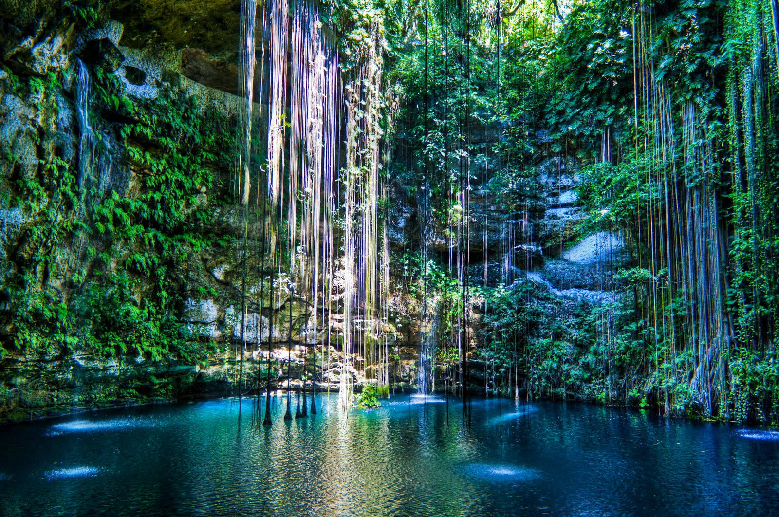 Yucatan Swimming Holes Background