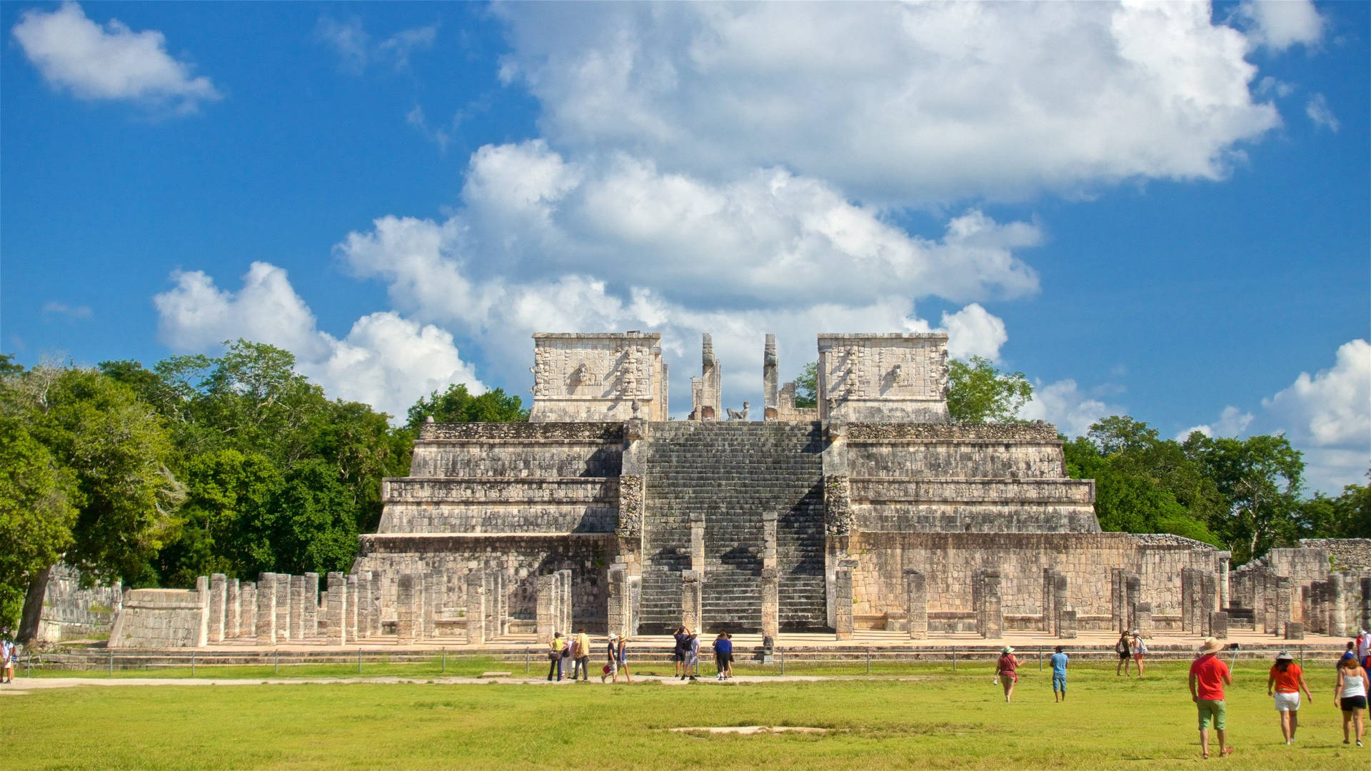 Yucatan Warriors Temple Front