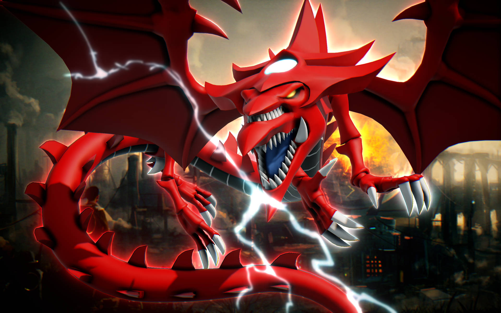 Yugioh Slifer Dragon 3d Background