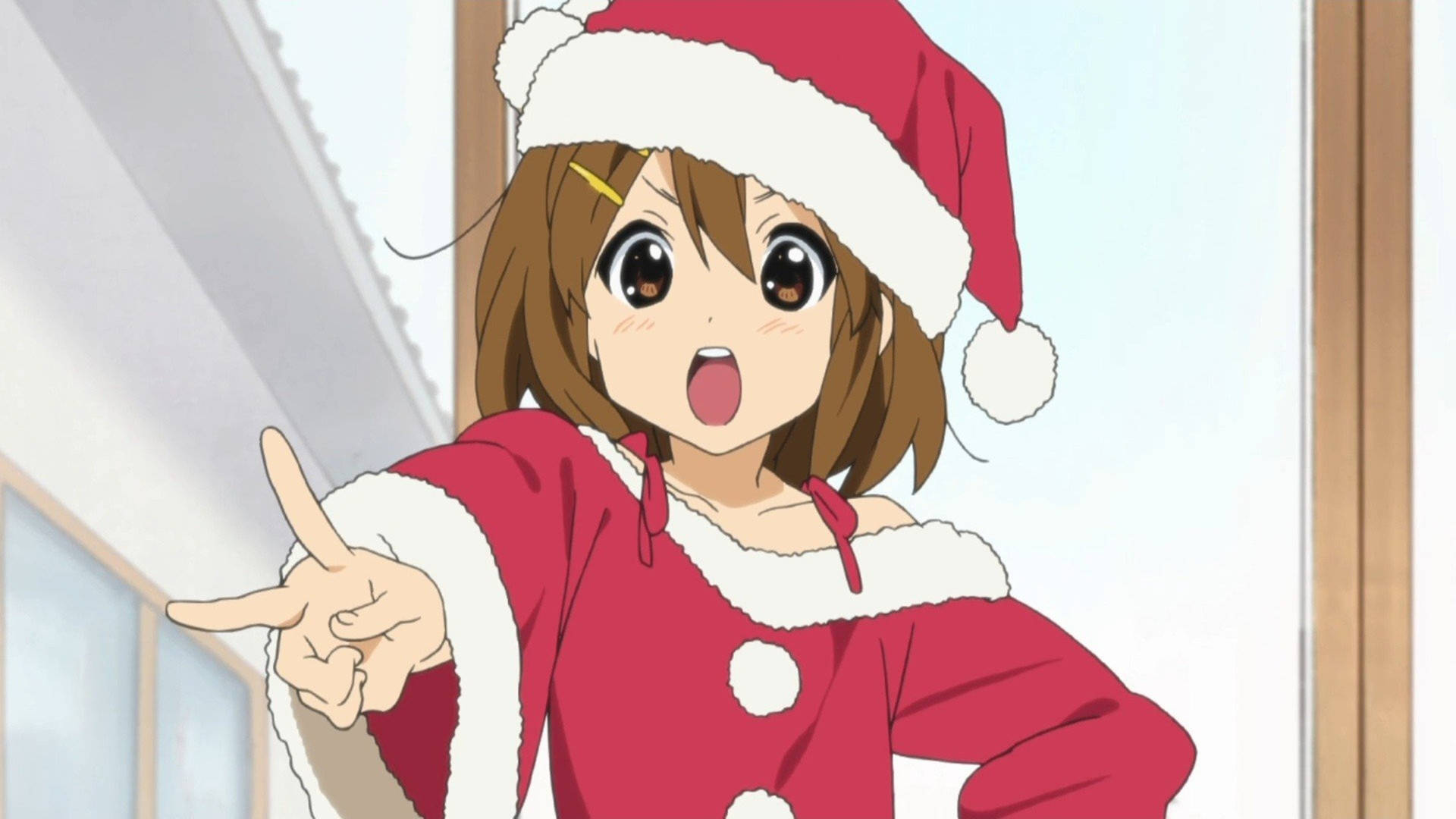 Yui Hirasawa K-on! Screenshot Background