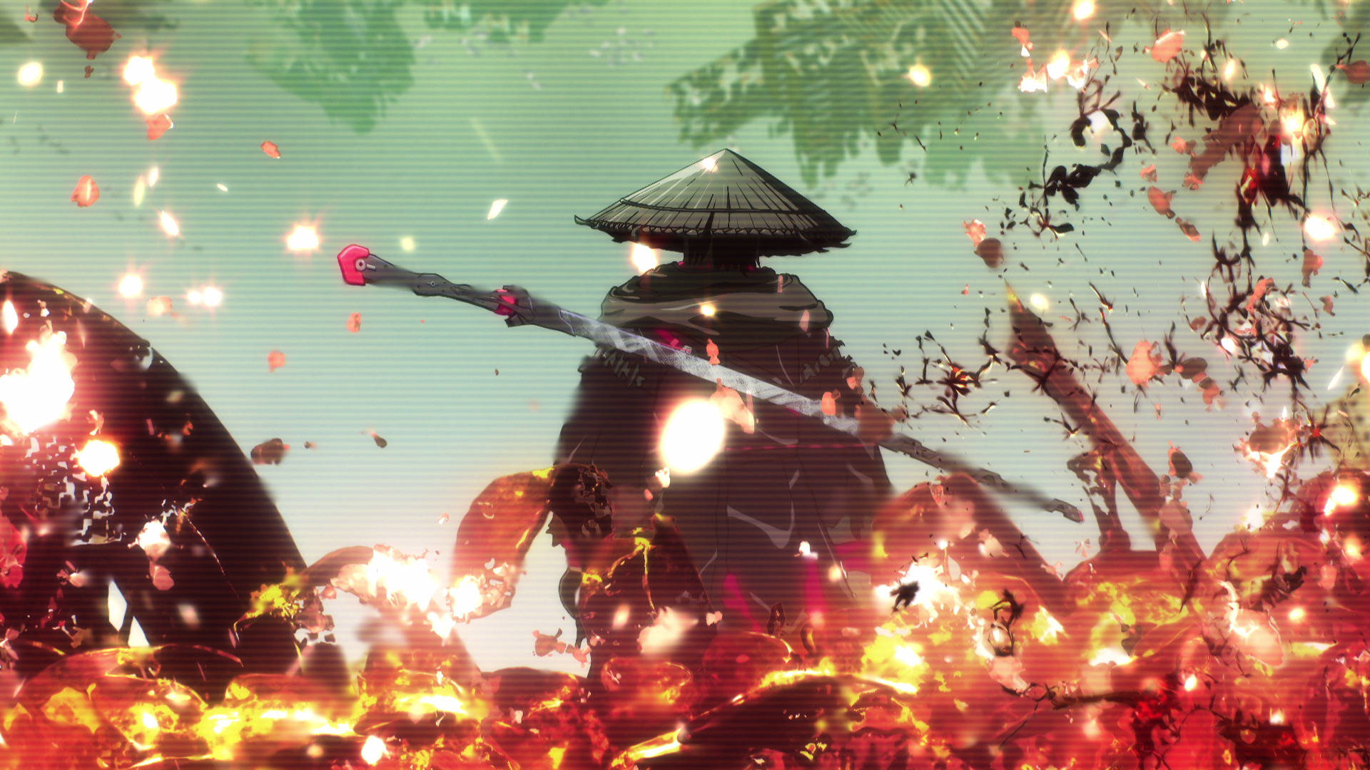 Yuito As Samurai Scarlet Nexus Background
