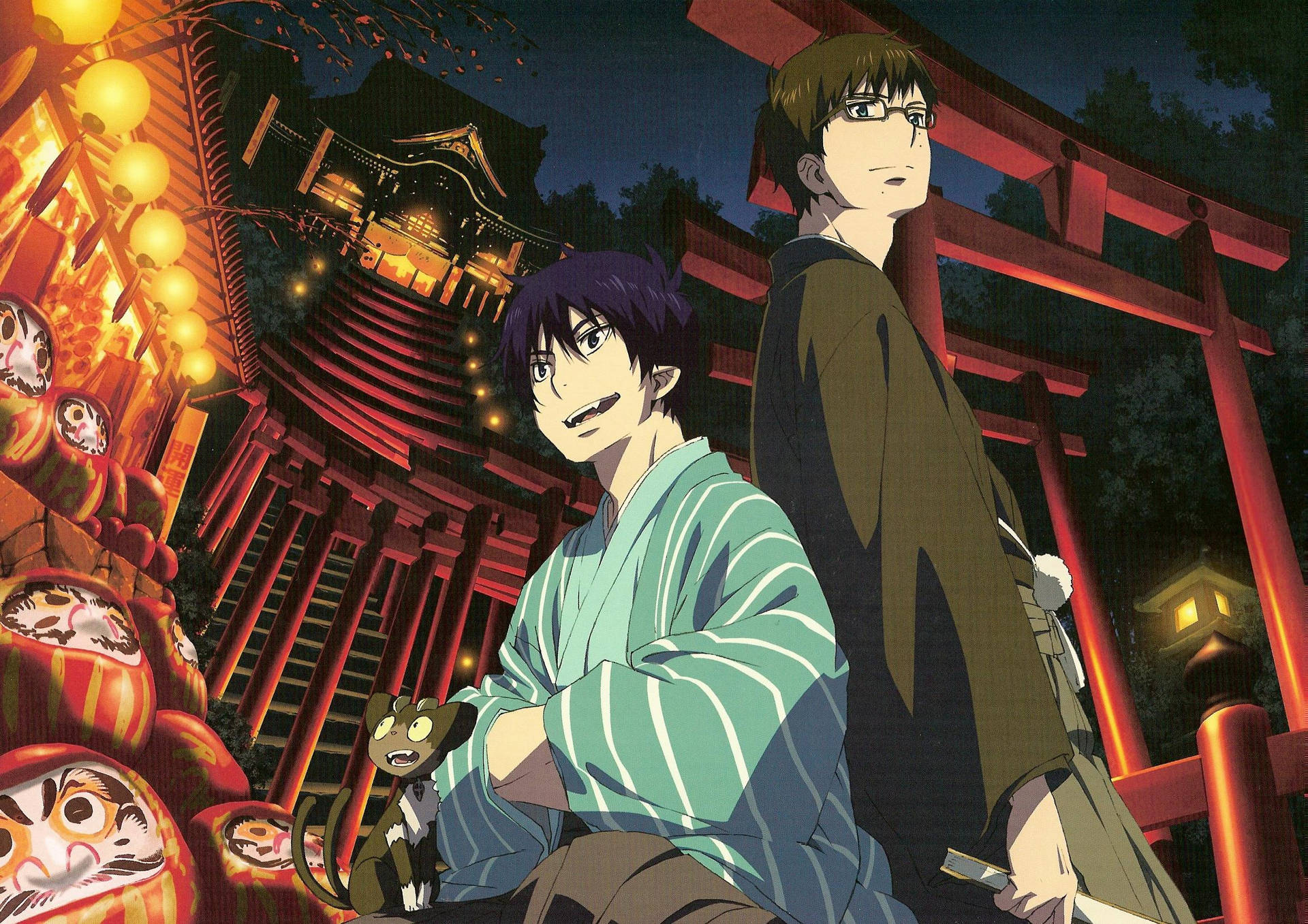 Yukio And Rin In Their Yukata Attire