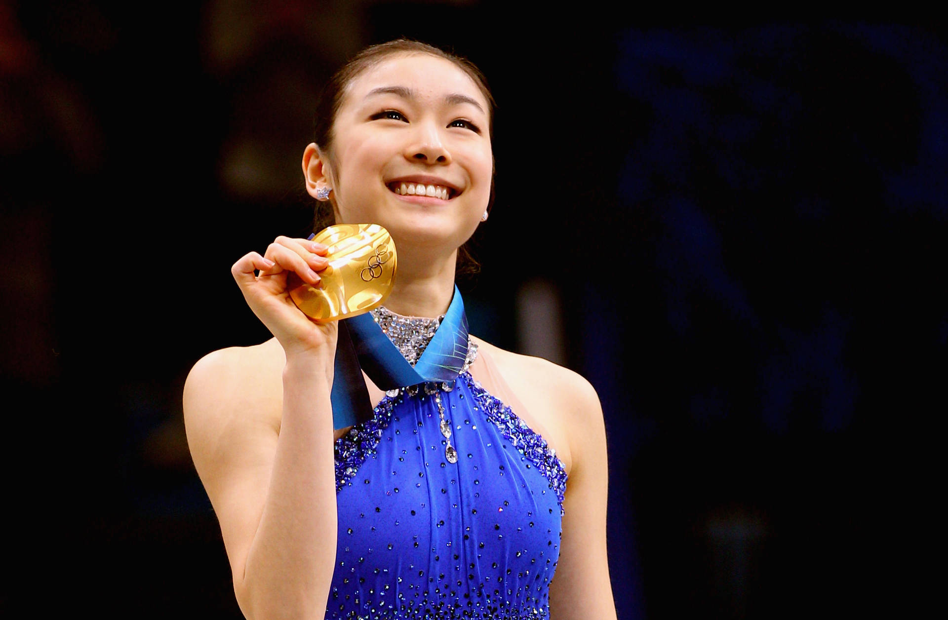 Yuna Kim At Winter Olympics Background