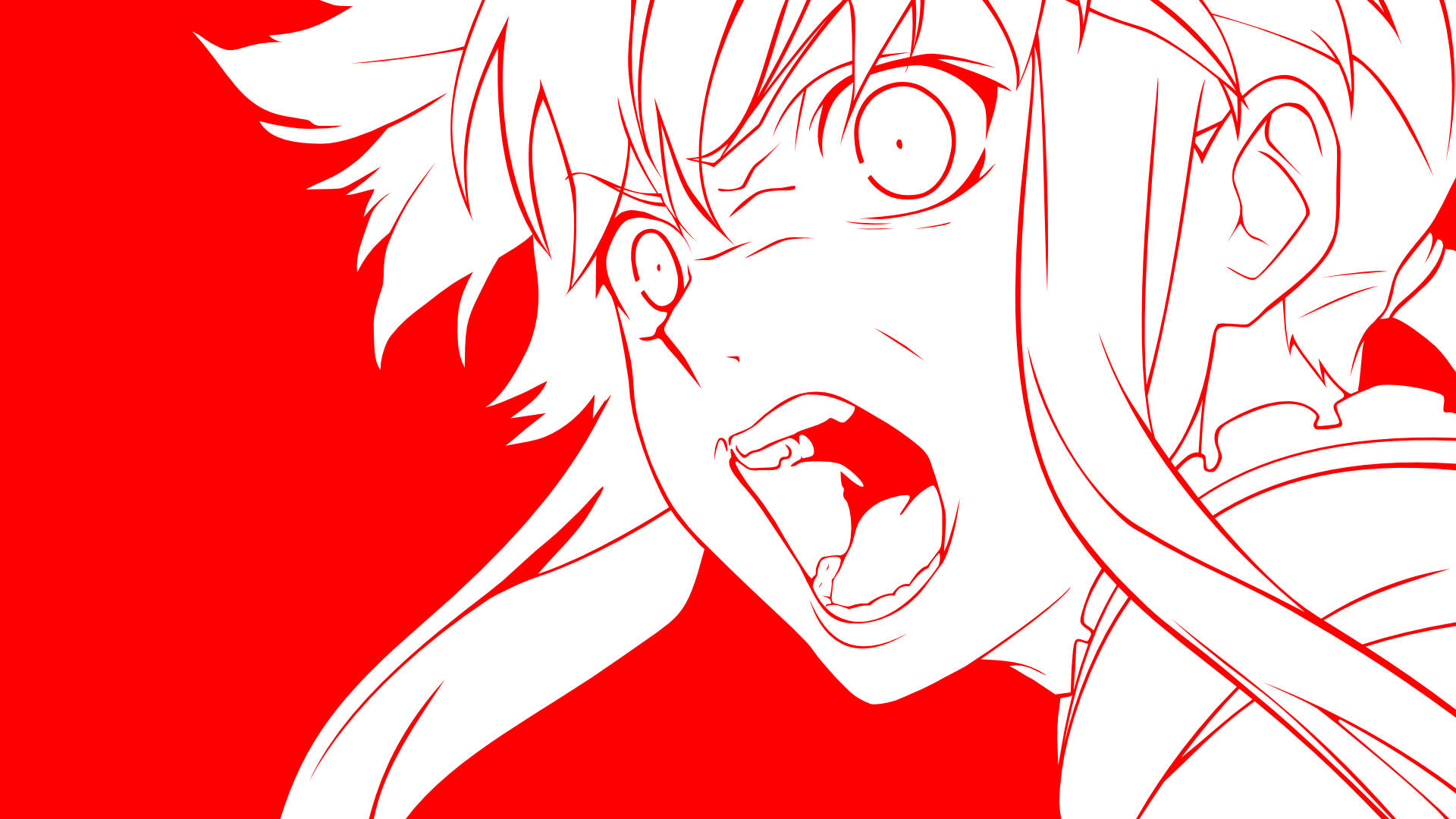 Yuno Gasai Line Art