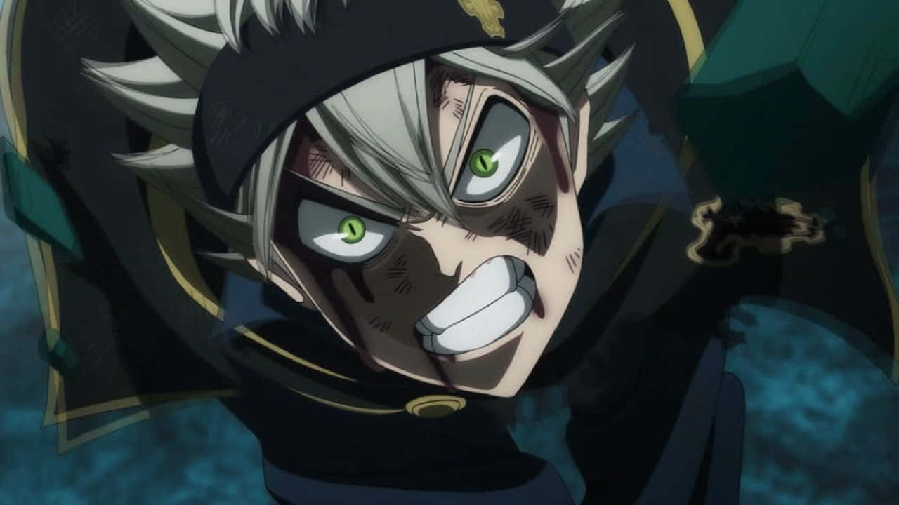 Yuno, The Ace Of Spades From Black Clover Background