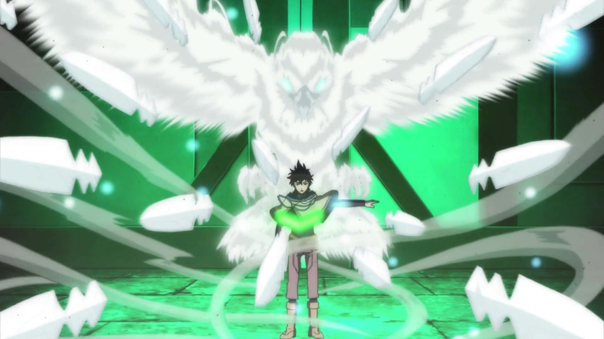 Yuno, The Formidable Swordsman Of Black Clover Background
