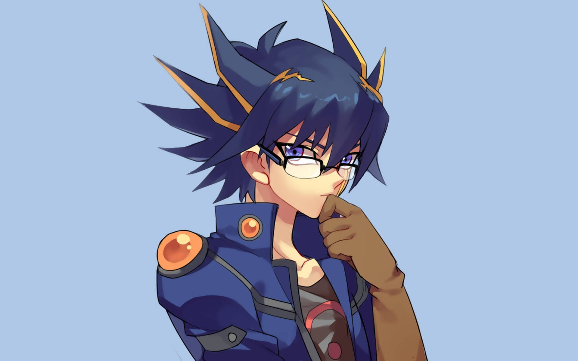 Yusei Fudo Yu Gi Oh Art Background