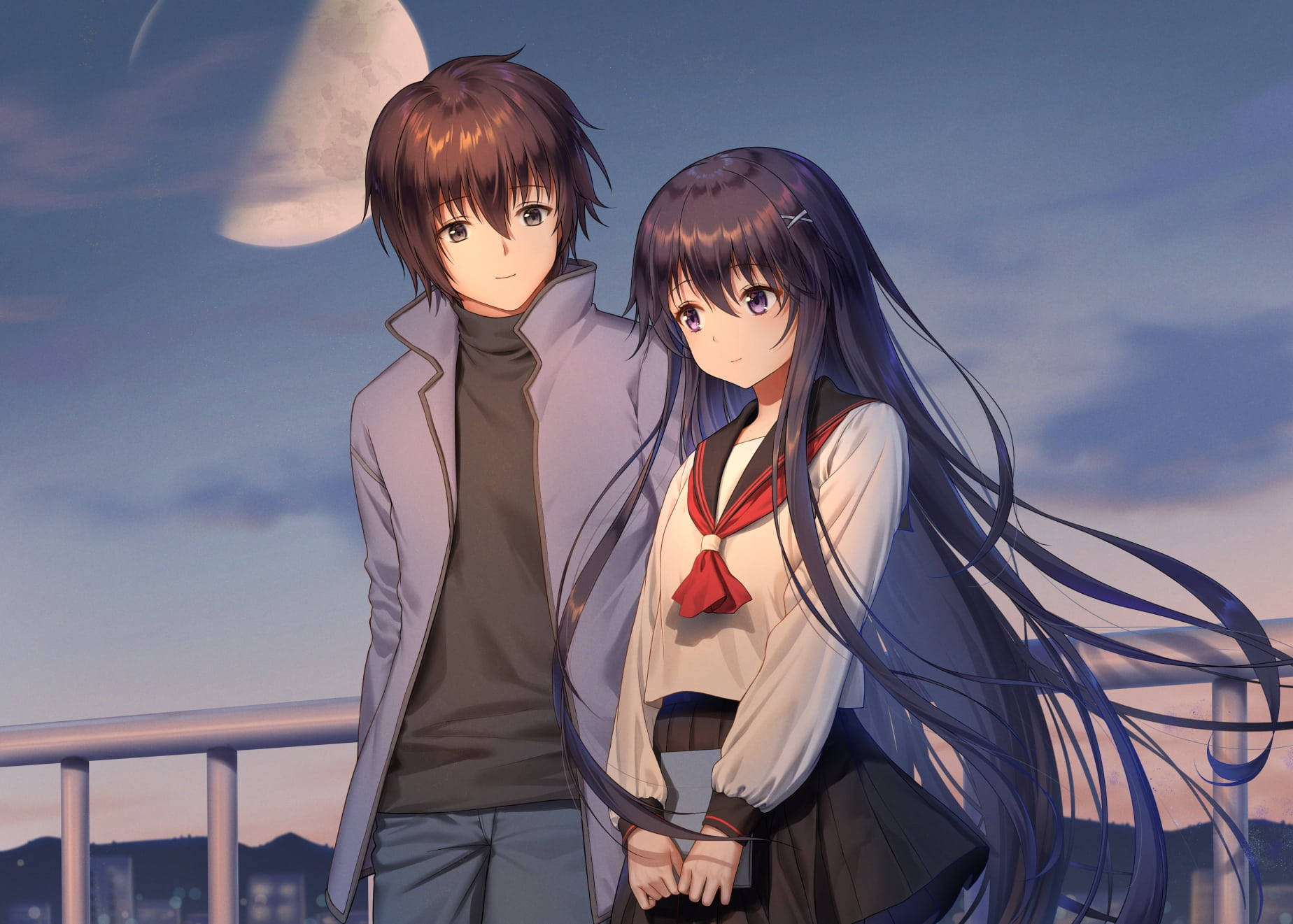 Yuuichi Ezaki And Rika Akiba Aesthetic Anime Couple
