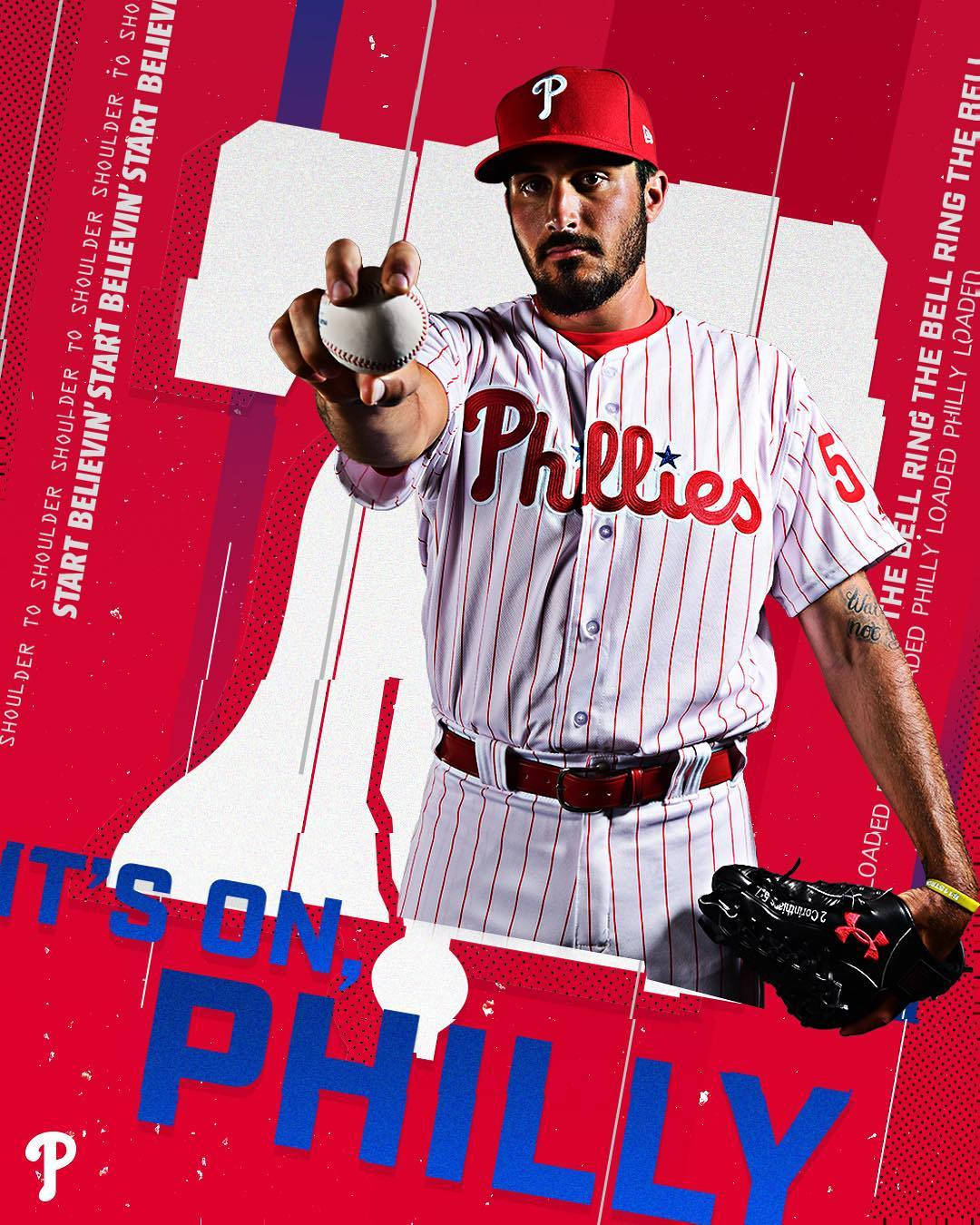 Zach Eflin It's On Philly Poster Background