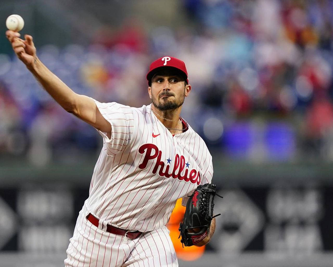 Zach Eflin Mid-pitch Baseball Background