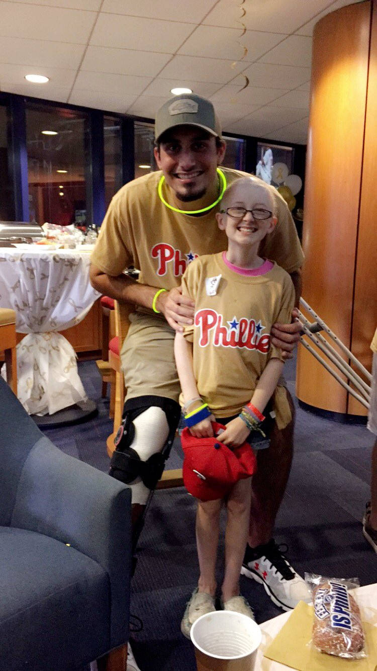 Zach Eflin With A Kid Su2c