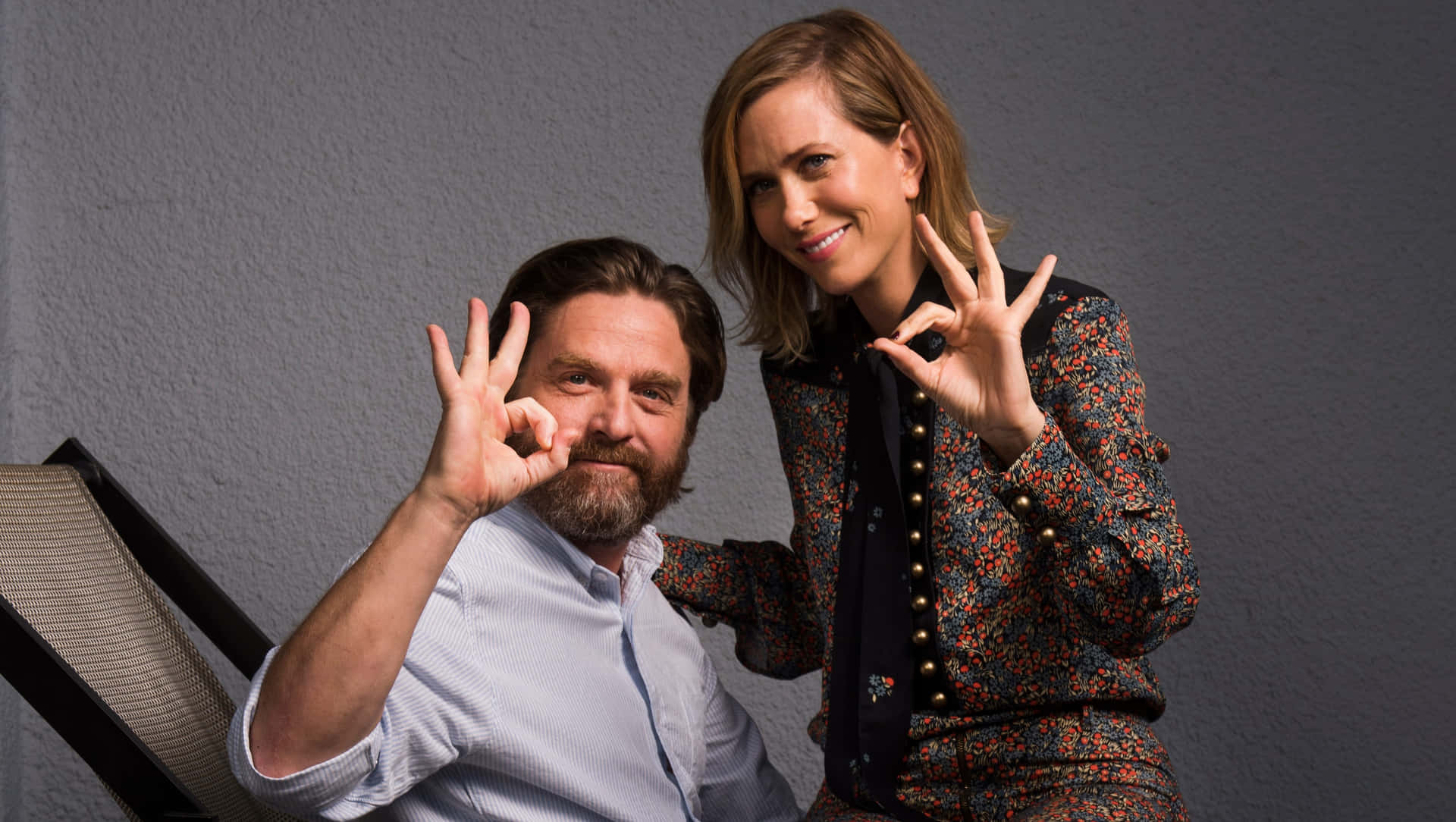 Zach Galifianakis Rocking A Hilarious Look